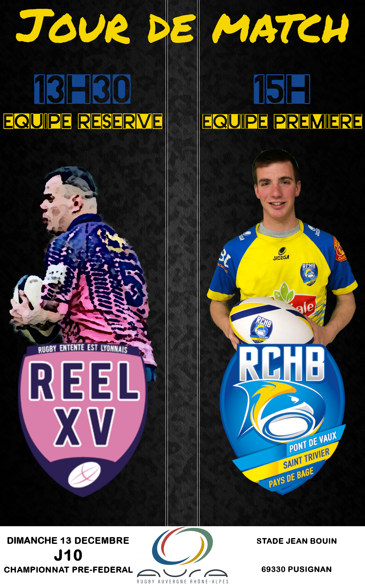 REEL XV B Vs Bassin RCHB B - Bassin RCHB