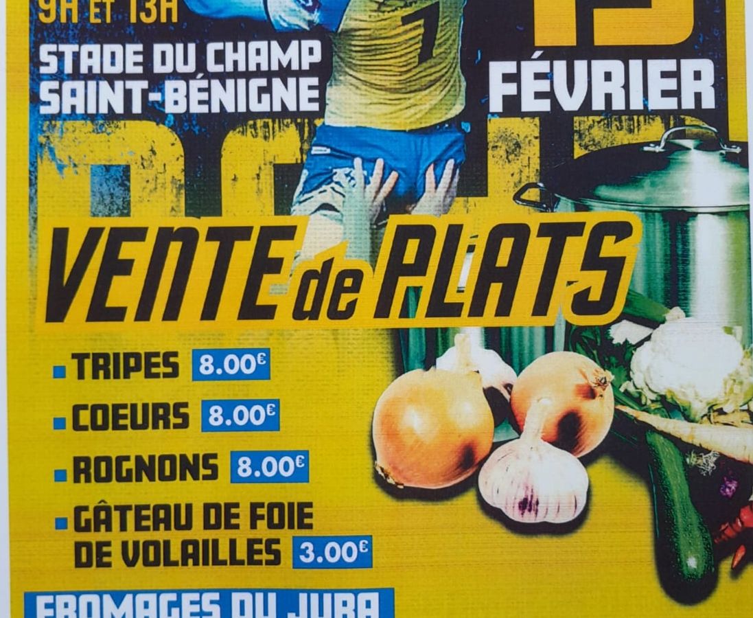 vente de plats